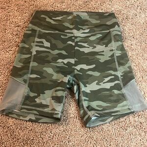 Victorias Secret PINK camo workout shorts